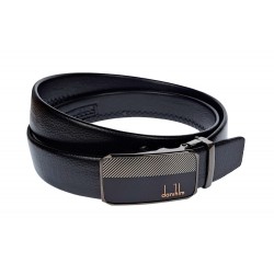 Curea eleganta barbati pentru costum, catarama metalica fara ac, latime 3.5 cm, lungime reglabila, negru - CK213N