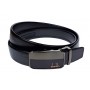 Curea eleganta barbati pentru costum, catarama metalica fara ac, latime 3.5 cm, lungime reglabila, negru - CK213N