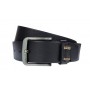 Curea casual barbati pentru jeans, catarama metalica, latime 4.5 cm, negru, piele naturala - CK215N