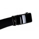 Curea eleganta barbati pentru costum, catarama metalica fara ac, latime 3.5 cm, lungime reglabila, negru - CK216N
