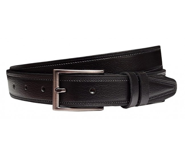 Curea costum barbati eleganta din piele naturala cu latime 3.5 cm CK220N