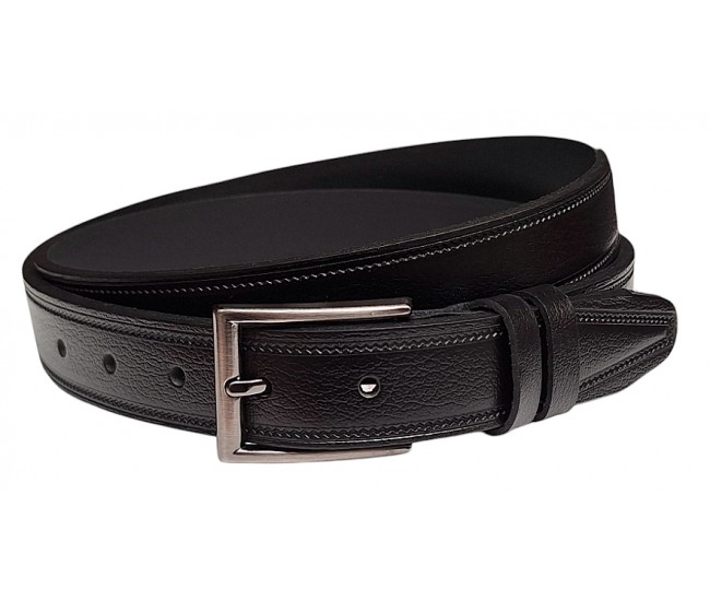 Curea costum barbati eleganta din piele naturala cu latime 3.5 cm CK220N