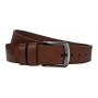 Curea batal barbati, lata, din piele naturala, Maro, Latime 4.2cm, lungime pana la 180cm - CK85MD