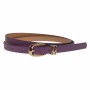 Curea dama, casual-eleganta, din piele ecologica, latime 1.3 cm, violet - CKD007
