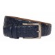 Curea barbati eleganta din piele naturala bleumarin inchis CLK236BL