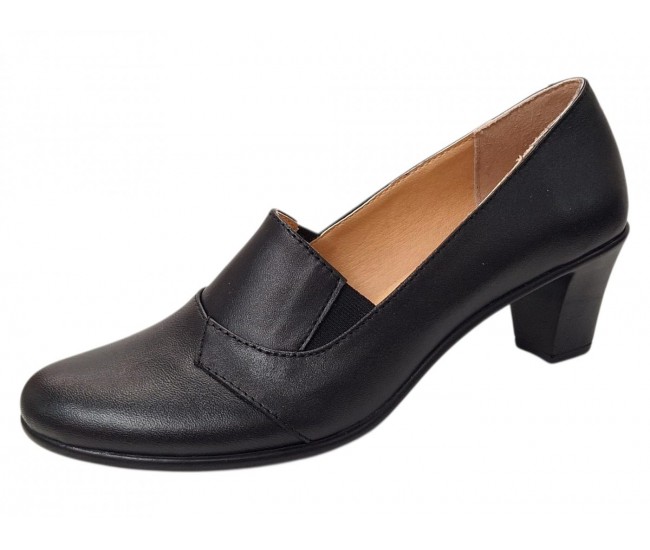 Pantofi dama eleganti piele naturala toc de 6 cm CLP20N