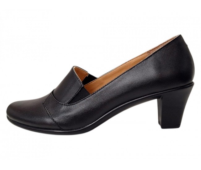 Pantofi dama eleganti piele naturala toc de 6 cm CLP20N