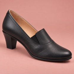 Pantofi dama eleganti piele naturala toc de 6 cm CLP20N