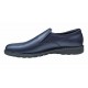 Pantofi barbati casual, cu elastic, piele naturala, Bleumarin, CORSAEBLU