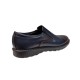 Pantofi barbati casual, cu elastic, piele naturala, Blue Navi, CORSAELBLM