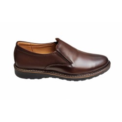 Pantofi barbati, casual, din piele naturala, inchidere cu elastic, CORSA Maro, Lucianis Style, CORSAELM