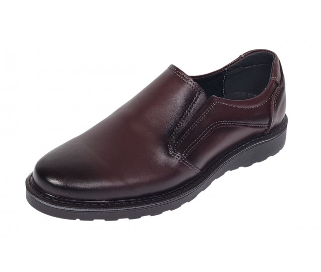 Pantofi barbati casual din piele naturala Army Bordeaux CORSAEVIS
