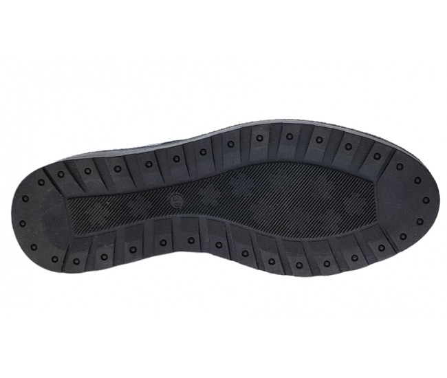 Ghete barbati, casual, din piele naturala, cu fermoar (imblanite) Bleumarin CORSAFBLM