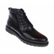 Ghete barbati negre, casual, din piele naturala, cu fermoar, ADAM - CIUCALETI SHOES CORSAFN