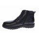 Ghete barbati negre, casual, din piele naturala, cu fermoar, ADAM - CIUCALETI SHOES CORSAFN