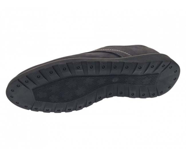 Pantofi barbati sport casual din piele naturala Gri Bufo CORSAGBF