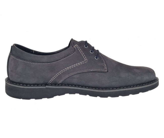 Pantofi barbati sport casual din piele naturala Gri Bufo CORSAGBF
