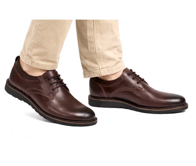 Pantofi barbati Sport - Casual din piele naturala Maro CORSAMS