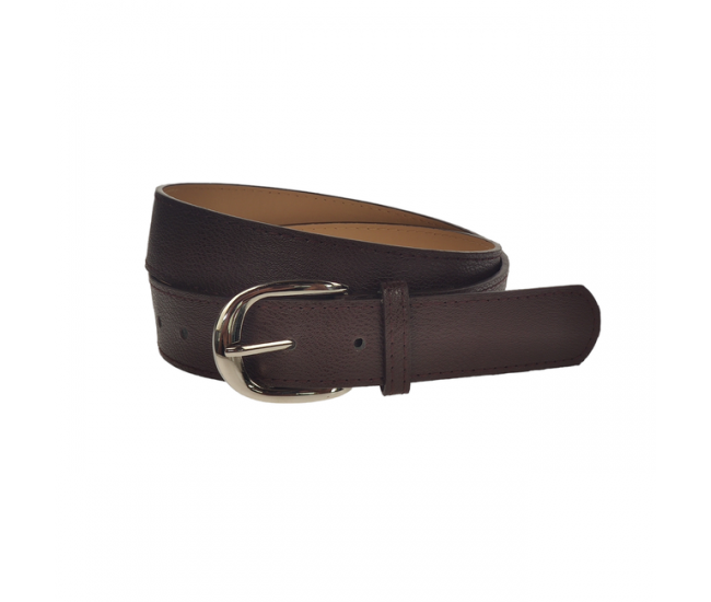 Curea dama, casual-eleganta, din piele ecologica, latime 3 cm, maro - CRD002M