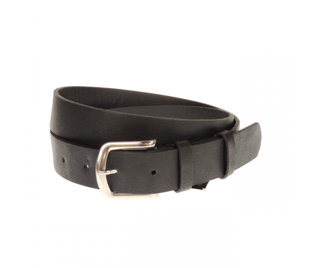 Curea dama, casual-eleganta, din piele ecologica, latime 3 cm, negru - CRD005N