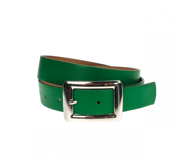 Curea dama, casual-eleganta, din piele ecologica, latime 3 cm, verde - CRD006V
