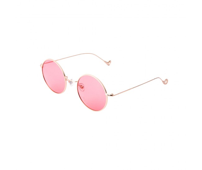 Ochelari de soare roz, pentru dama, Daniel Klein Trendy, DK4215-6