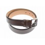 Curea barbati eleganta, din piele ecologica, maro millenium 3.5 cm - DR001MI