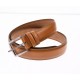 Curea barbati eleganta, din piele naturala, maro deschis 3.5 cm - DR002MD