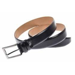 Curea barbati eleganta, din piele ecologica, bleumarin 3.5 cm - DR00BLM
