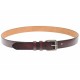 Curea barbati eleganta, din piele naturala, visinie 3.5 cm - DR1216VIS