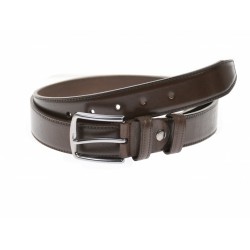 Curea barbati eleganta, din piele ecologica, maro milenium 3.5 cm - DR1500M