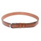 Curea barbati eleganta, din piele naturala, maro coniac 3.5 cm - DR1526CON