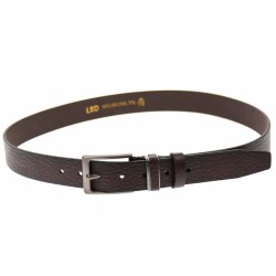 Curea barbati eleganta, din piele naturala neagra 3.5 cm - DR170N