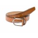 Curea barbati eleganta din piele naturala maro 3.5 cm DR236CON