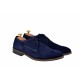 Pantofi barbati casual din piele naturala bleumarin - 85BLVEL