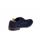 Oferta marimea 39, 42 Pantofi barbati casual din piele naturala bleumarin - L85BLVEL