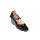 Pantofi dama din piele naturala cu platforme de 6cm - NA115NSPL