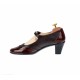 Pantofi dama comozi si eleganti, din piele naturala maro, P104MMLAC