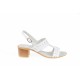 Sandale dama albe, din piele naturala box, foarte comode S7ABOX