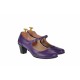 Pantofi dama grena, eleganti, din piele naturala - P104MOV