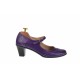 Pantofi dama grena, eleganti, din piele naturala - P104MOV