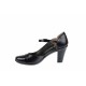Pantofi dama eleganti, decupati din piele naturala cu varf lacuit - S302NL