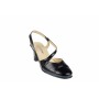 Pantofi dama decupati din piele naturala, cu toc de 7cm - S12NLAC