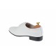 Pantofi barbati albi, eleganti din piele naturala alba  - ENZOABOX