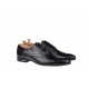 Pantofi barbati eleganti din piele naturala de culoare neagra PNOU371N