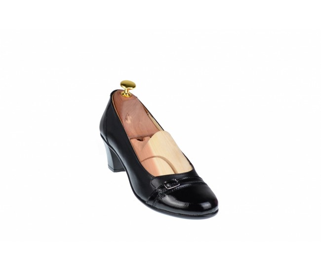 Pantofi dama comozi si eleganti, piele naturala, toc de 5 cm - P7201N