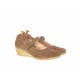 Pantofi dama casual din piele naturala intoarsa bej - P38BEJVELUR