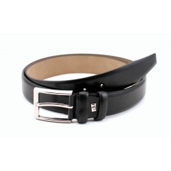 Curea barbati eleganta din piele naturala neagra DR136N2