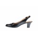 Pantofi dama eleganti, decupati din piele naturala, toc de 5 cm - S511NL
