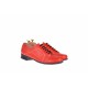 Pantofi rosii dama casual din piele naturala - RED1R